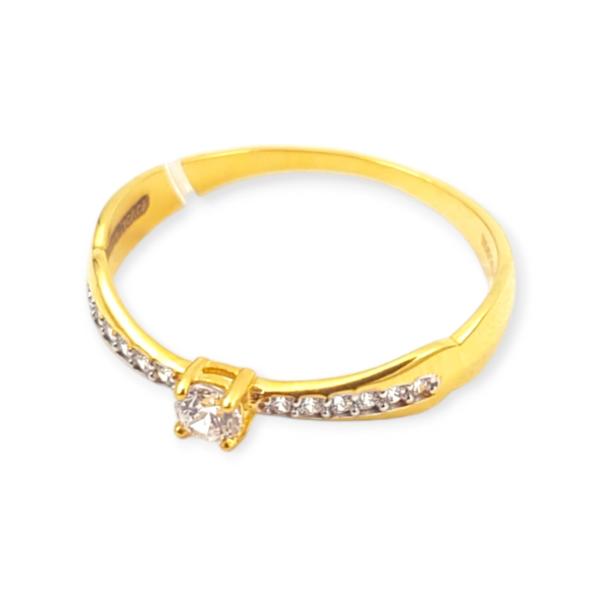 Beautiful Gold Zerkon Band for Ladies with Amazing Design